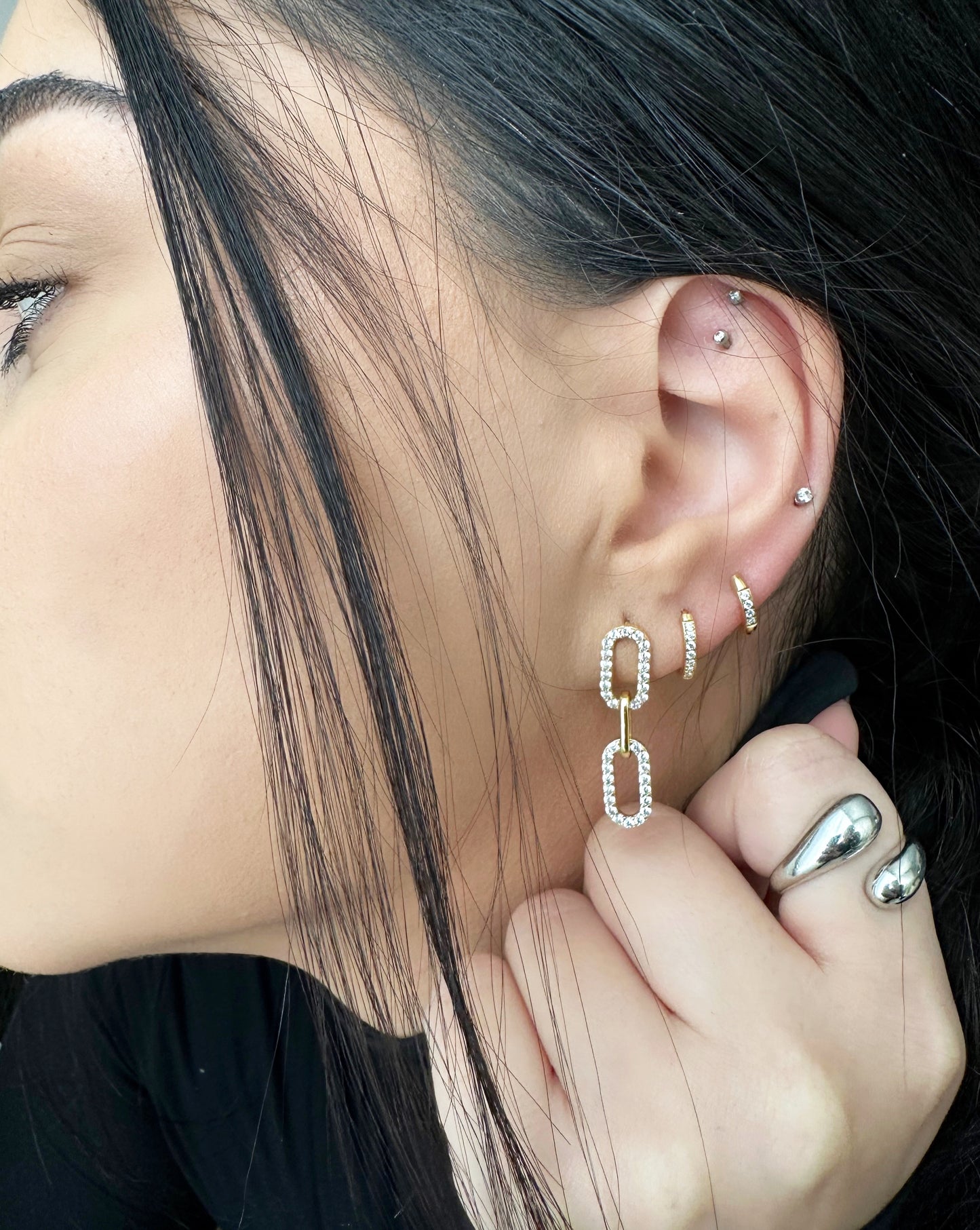 Link Drop Earring